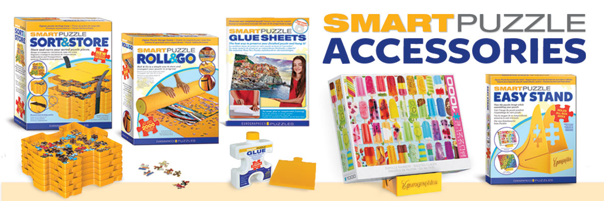 New - Eurographics Inc Smart Puzzle Glue Sheets - Ages 9+ | 1+ players